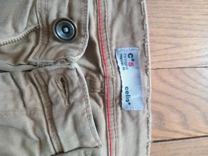 Pantalon homme jean marron-beige Celio taille 40 - photo numéro 4