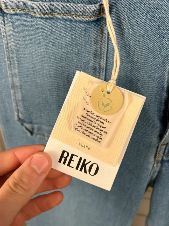 Jean flare taille haute Reiko W31 neuf - photo numéro 4