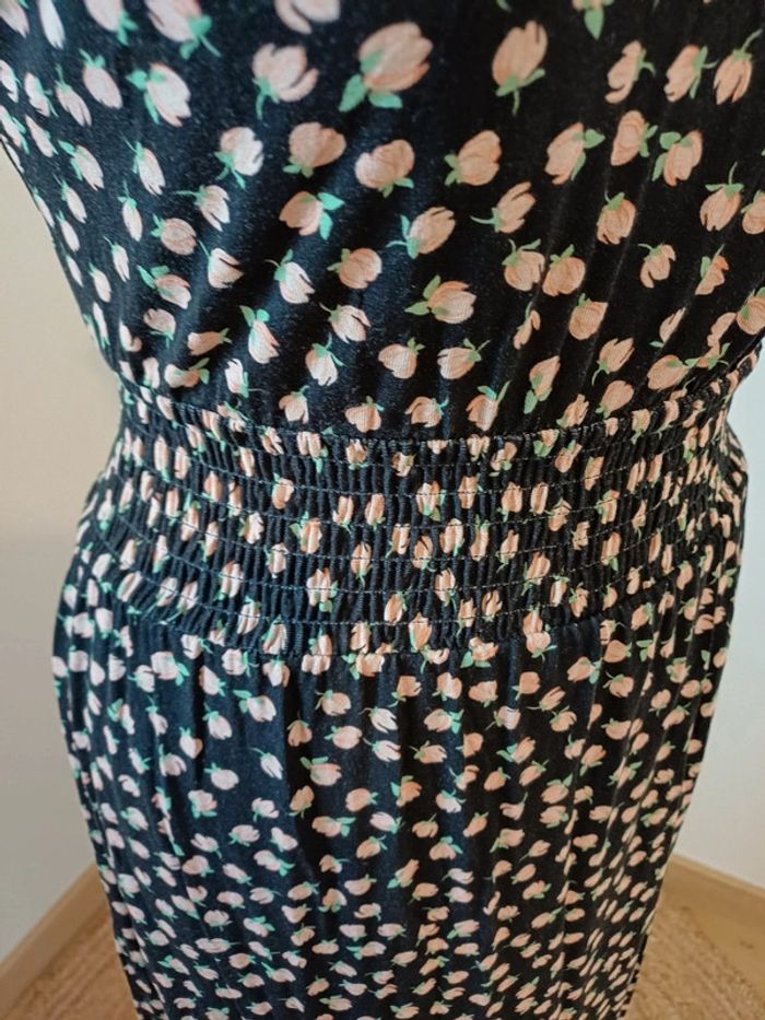 Robe longue noire à motifs Dorothy Perkins taille S 36 - photo numéro 5