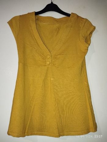 T shirt moutarde