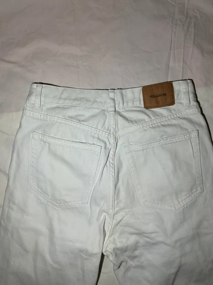 Jean pull & bear blanc - photo numéro 11