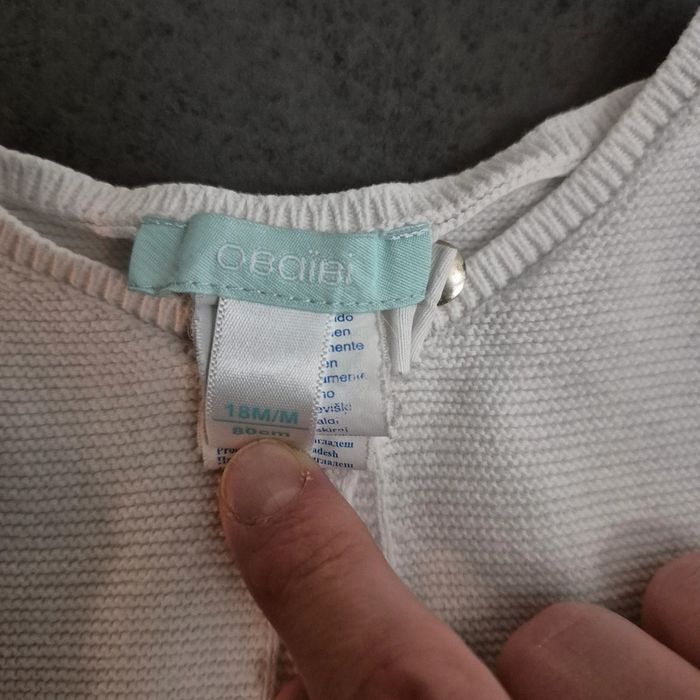 Bolero blanc 18 mois - photo numéro 3