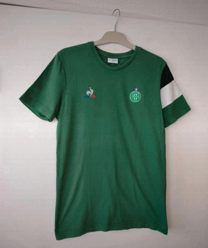 T-shirt vert Le 🐓 Coq Sportif XS - photo numéro 3