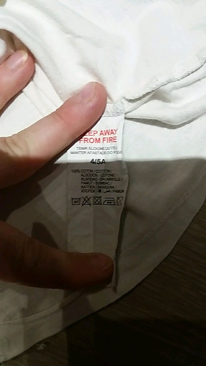 t shirt blanc fille - photo numéro 2