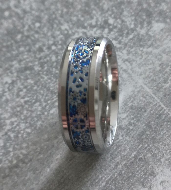 Bague homme engrenages - photo numéro 3