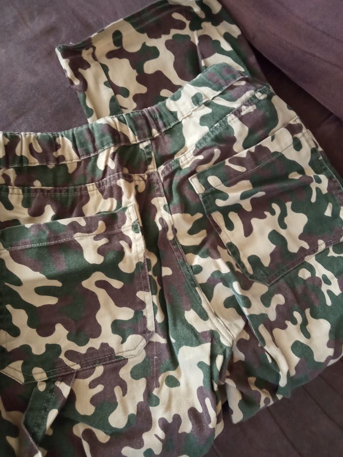Pantalon camouflage Taille 38 "Denim Pimkie" - En parfait état - photo numéro 4