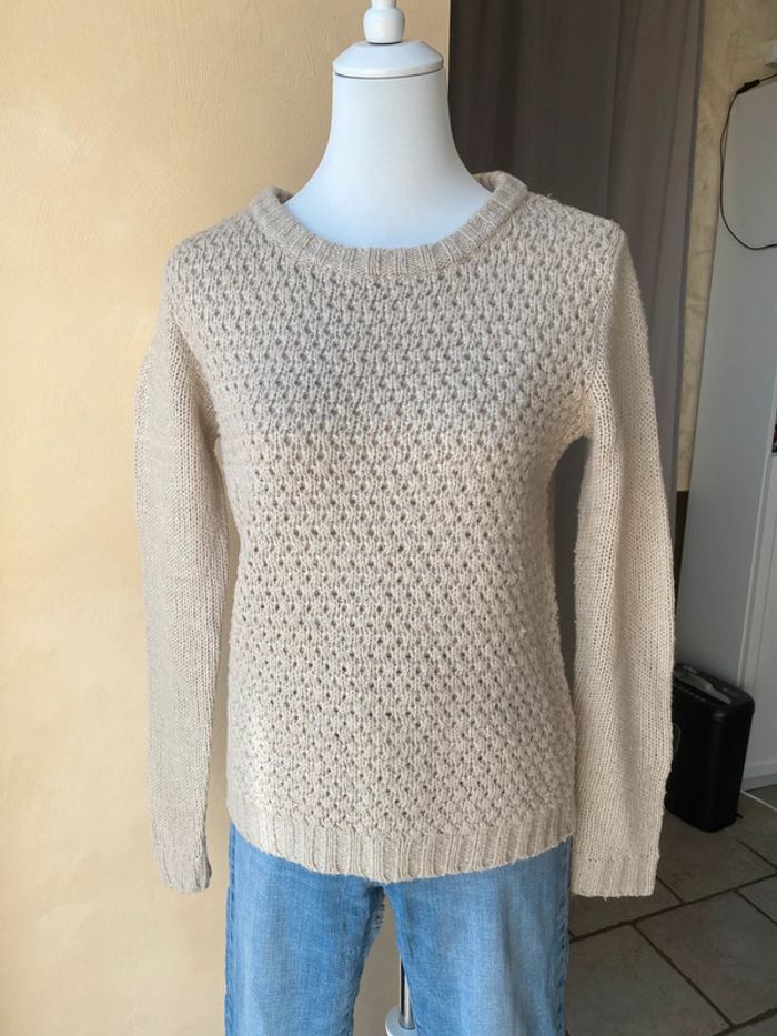 Pull beige Premaman S - photo numéro 6