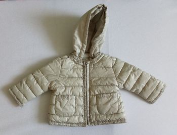 Manteau gris 3-6 mois