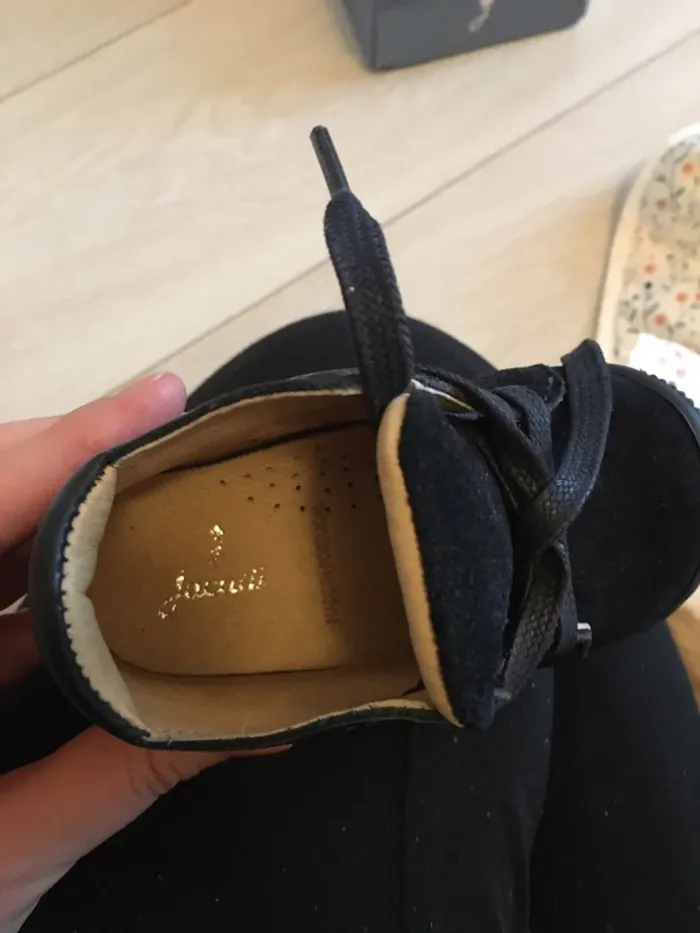 Chaussures bébé jacadi bleues marine taille 19 Neuves - photo numéro 3