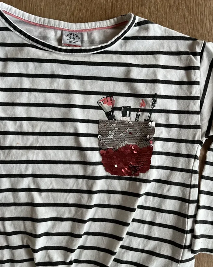 T shirt ML 4/5 ans Charanga - photo numéro 3