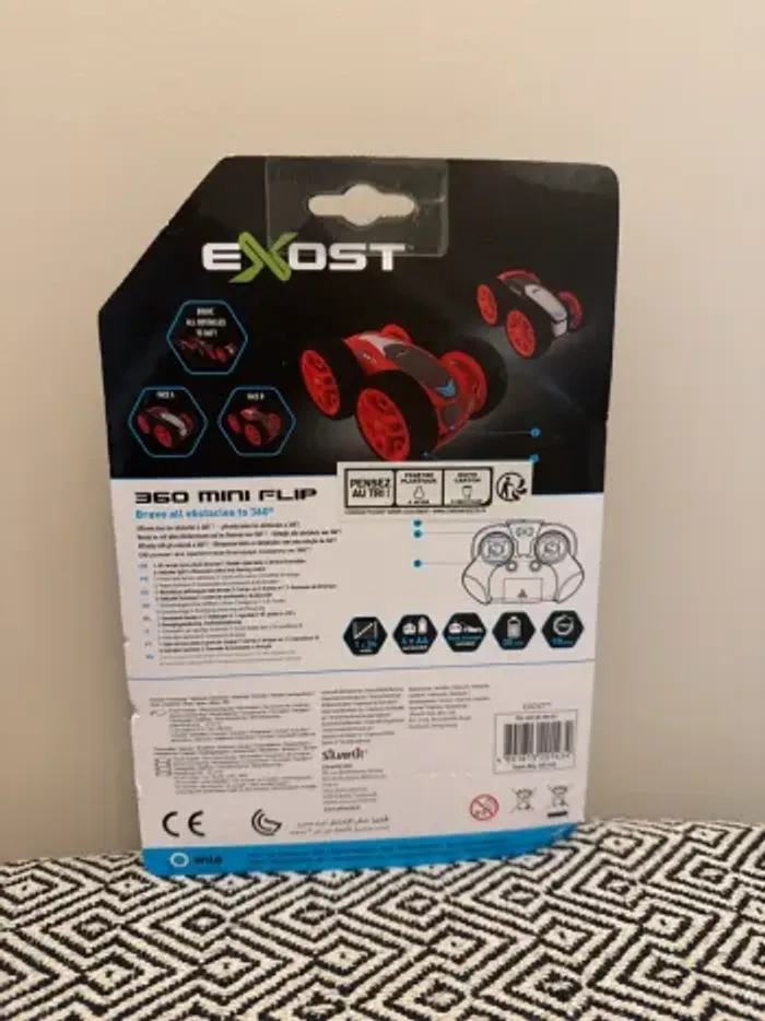 Exost - Petite voiture télécommandée 360 mini flip - 10cm - 5 ans et + - photo numéro 2