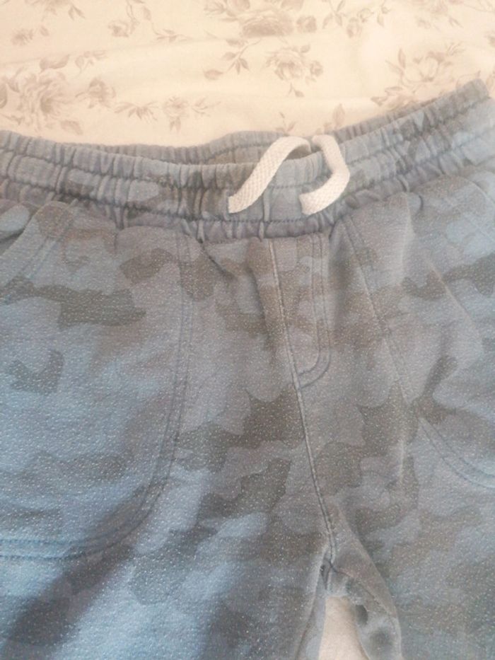 Short camouflage bleu coton 14 ans - photo numéro 3
