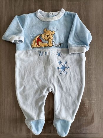 Pyjama bleu Winnie Disney 1 mois