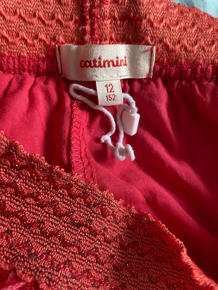 Jupe pailleté rose catimini 12 ans - photo numéro 3