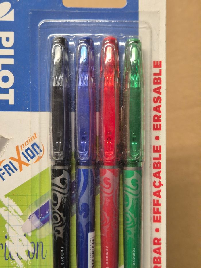 Blister 4 stylos Pilot Frixion F - photo numéro 4