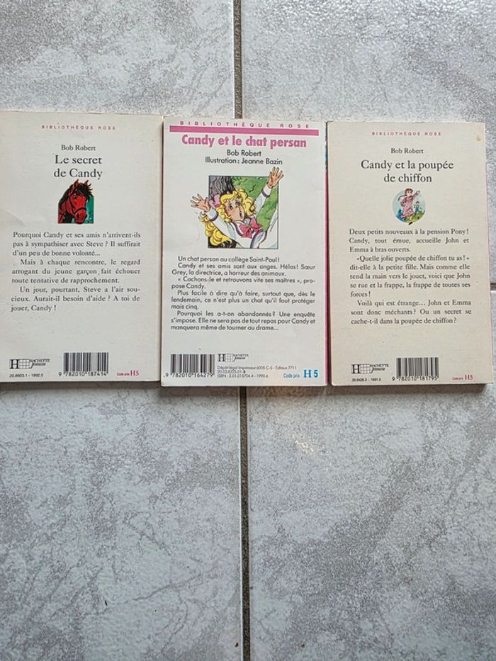 Lots de 3 anciens livres Candy - photo numéro 2