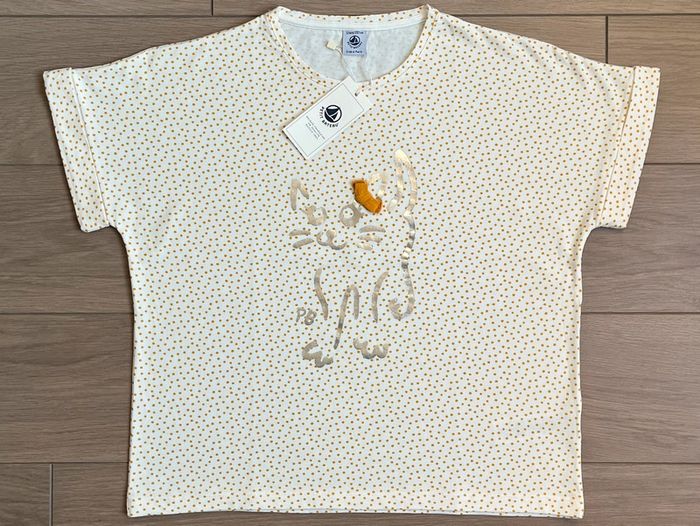 T-shirt imprimé chat Petit bateau T-12 ans - photo numéro 2