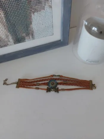 Bracelet multirangs style ethnique