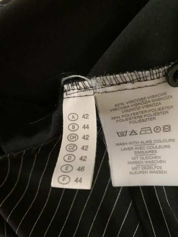 Chemisier à fines rayures Taille 40 (44 vintage) - photo numéro 9