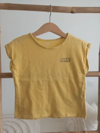 T-shirt jaune 5 ans
