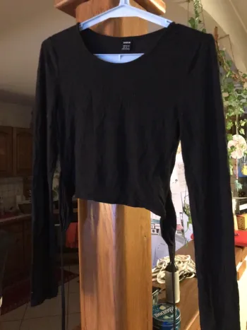t-shirt fille manches longues xs