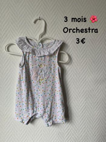 Combinaison 🌺 3 mois 🌺 Orchestra