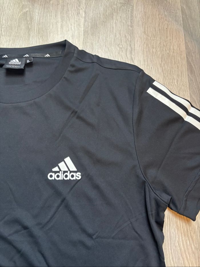 T-shirt running adidas noir - photo numéro 2