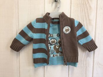 Ensemble gilet + t-shirt ML