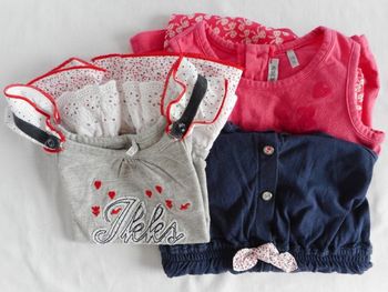 Lot vêtements été Filles - 4 pièces - IKKS - 12 mois