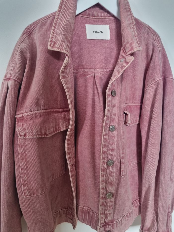 Veste en jean rose - photo numéro 2