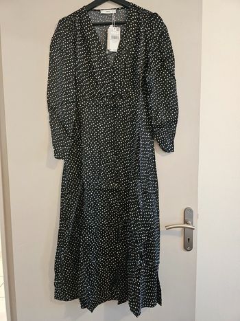 Robe longue à boutons Mango Taille S