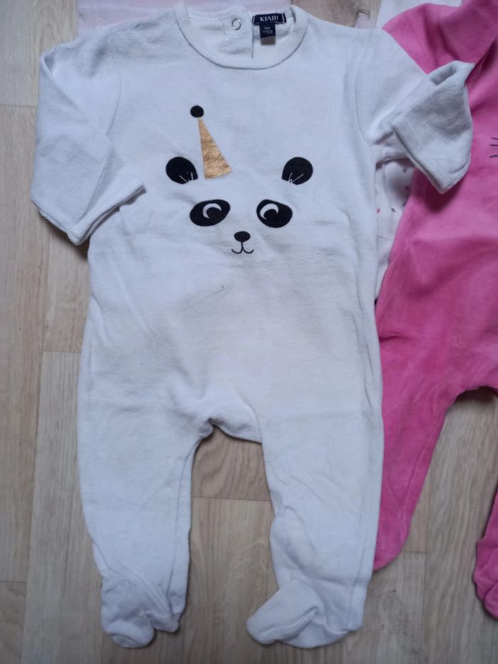 Lot de 4 pyjamas en velours - photo numéro 2