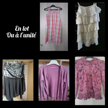 Lot jupe/robe/gilet