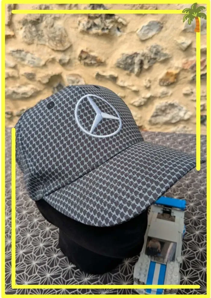 Casquette noire style sport auto - photo numéro 2