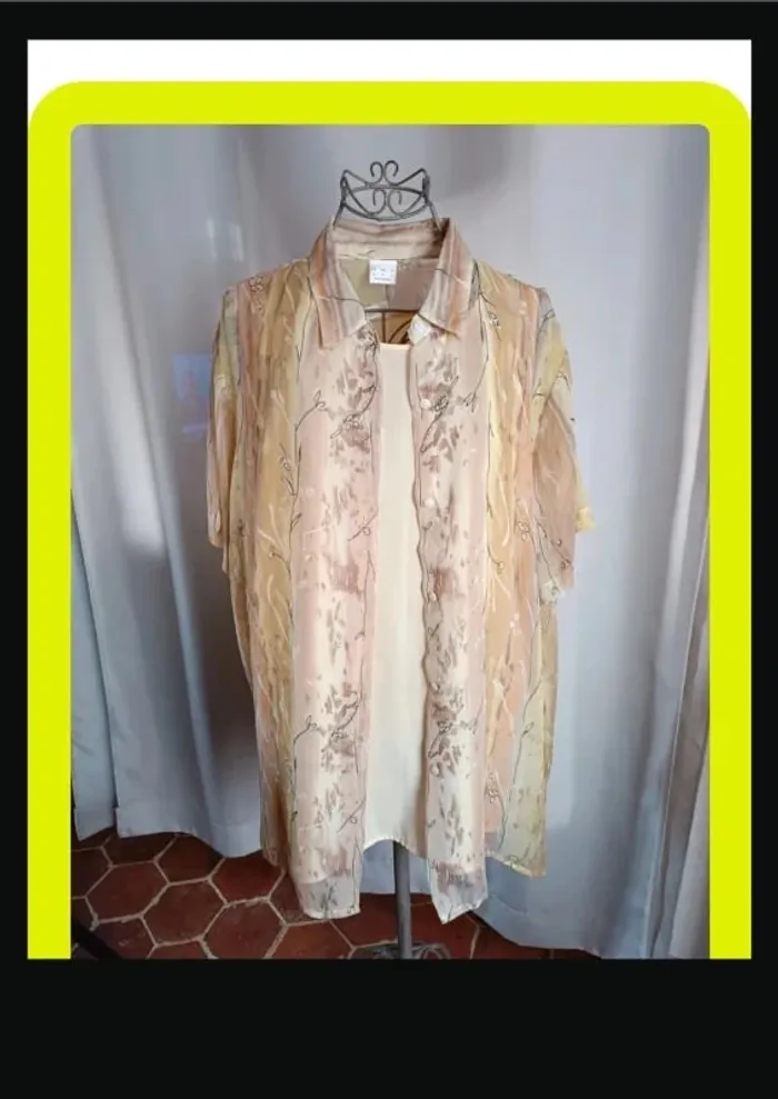 Magnifique tunique avec top