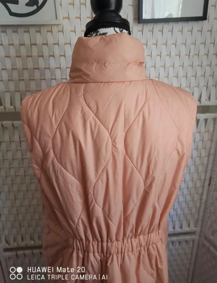 💕Jolie Doudoune longue sans manches Rose  Rinascimento - femme Taille M/ 38 💕 - photo numéro 8
