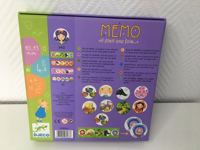 Mémo « il était une fois » - photo numéro 6