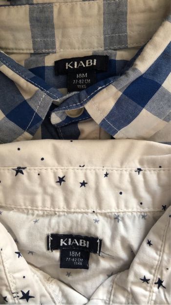Lot  chemise garçons  18m