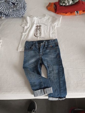 Jean + t shirt jacadi