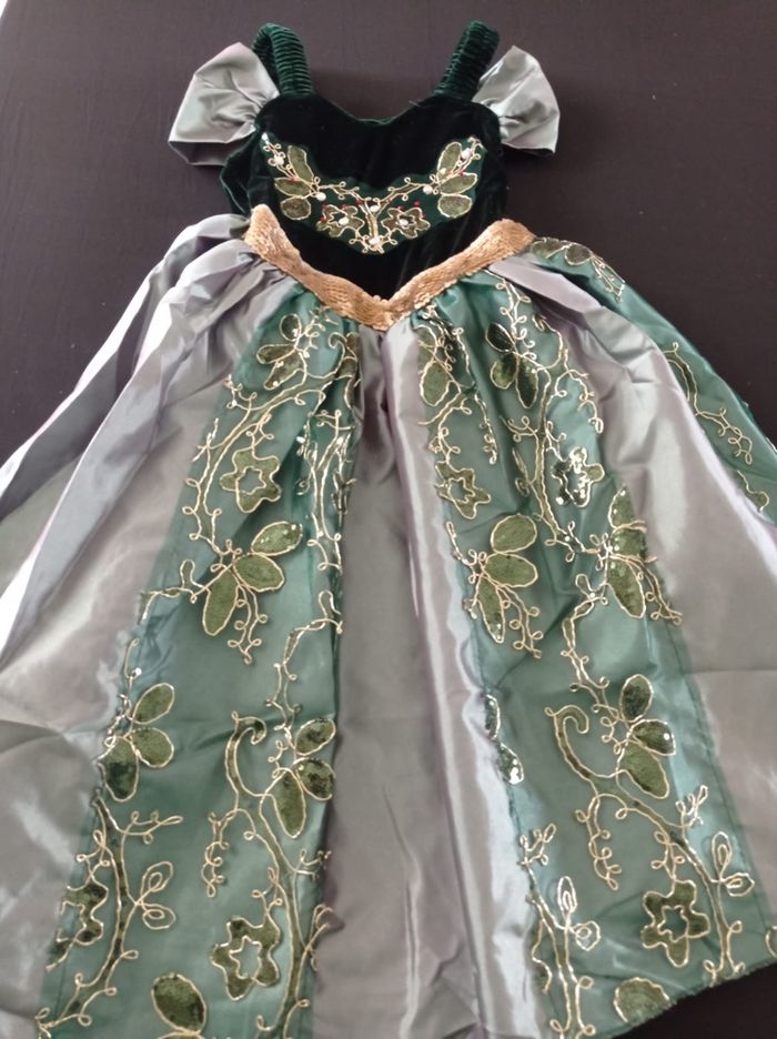 Déguisement robe princesse Anna et accessoires 5ans - photo numéro 4