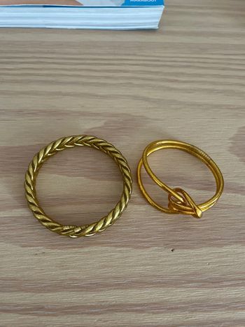 Lot de 2 joncs tibétains