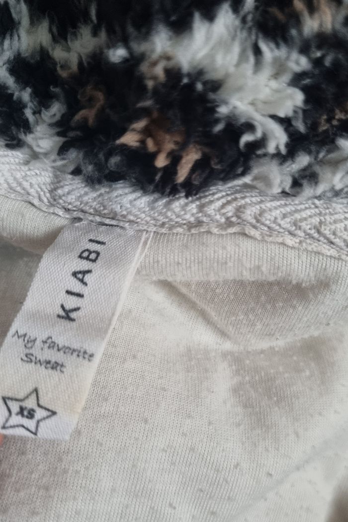 Veste polaire zippée à capuche avec oreilles taille XS - photo numéro 6