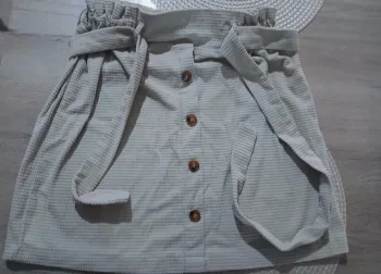 Jupe beige
