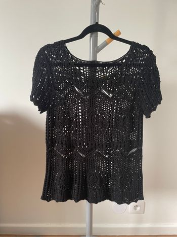 T-shirt crochet H&M