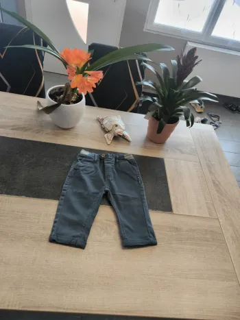 Pantalon coupe Chino large garçon 9 mois 74cm Petit Béguin
