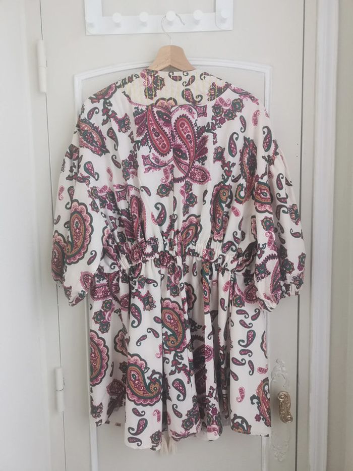 🍙 Robe motif fleurs de cachemire taille 44-46 - photo numéro 6