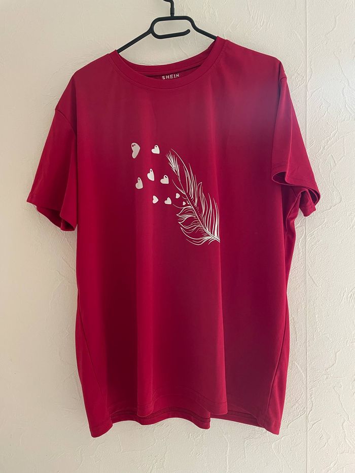 t-shirt rouge - photo numéro 3