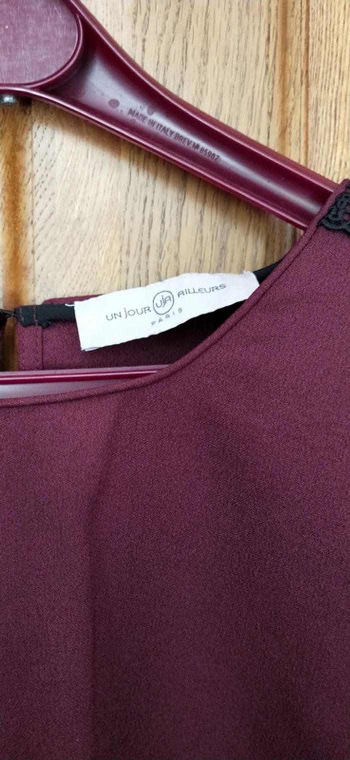 Blouse habillée manches dentelle Un jour ailleurs - photo numéro 3