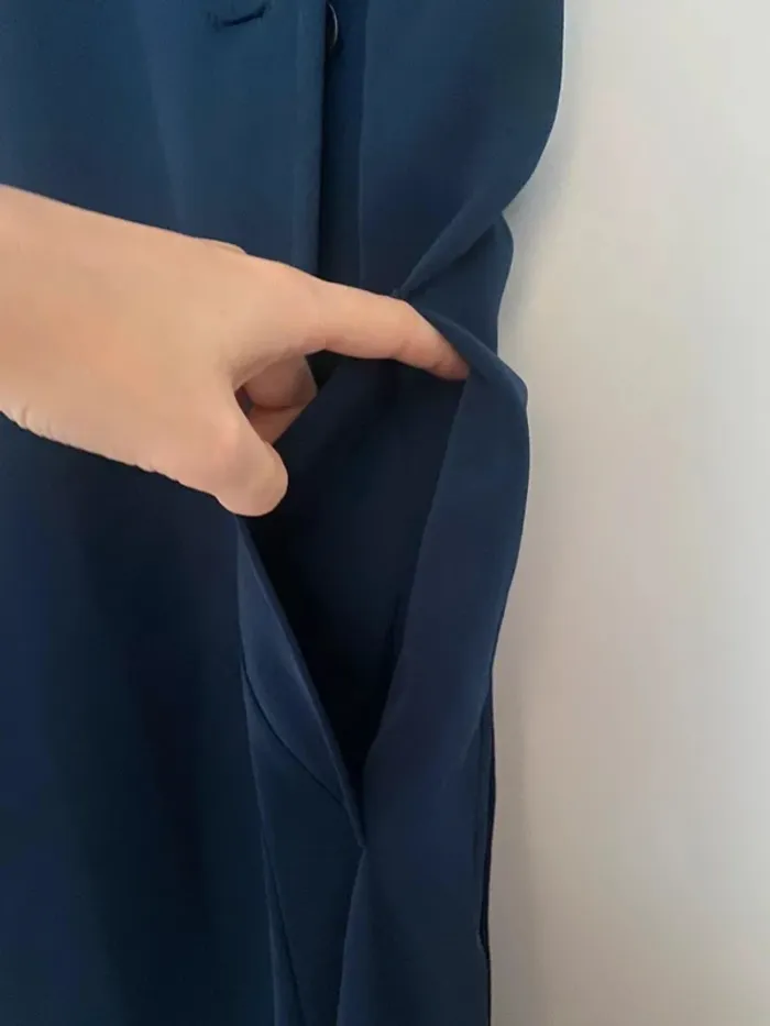 Ensemble robe + boléro bleu marine Karl Lagerfeld comme neuf taille 36 - photo numéro 10