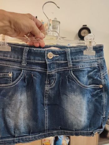 #kytieMfemme. Mini jupe en jean taille M
